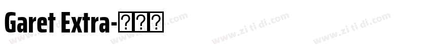 Garet Extra字体转换